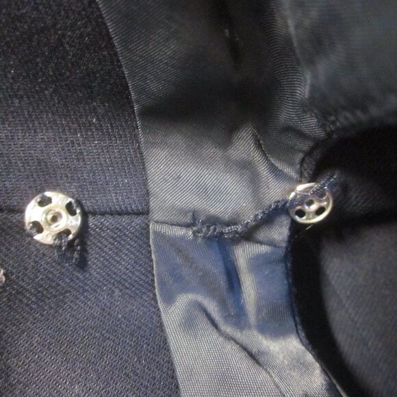 J Crew Work Dress Navy Blue Lined Size 10 - Picture 8 of 10